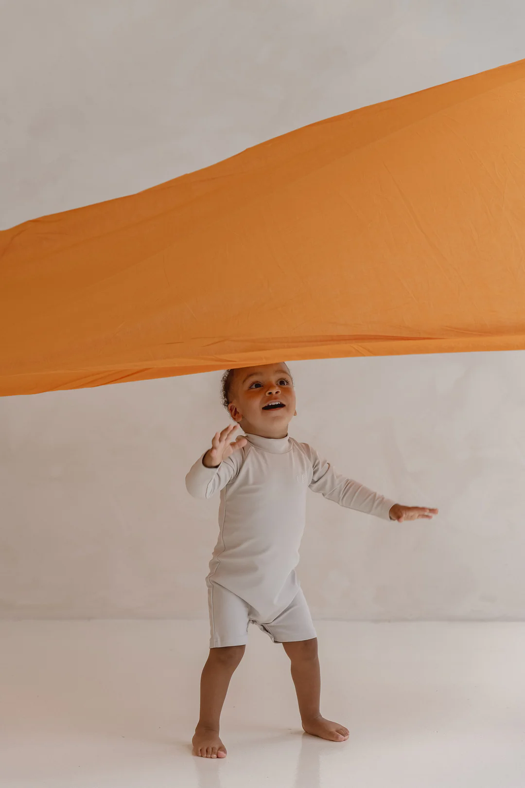 CINNAMON BABY]【LAST1！！】Rashie Romper - Mushroo