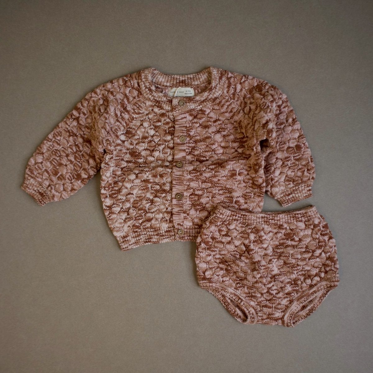 Quincy mae]【LAST1！！】KNIT BLOOMER | ROSE | RonR