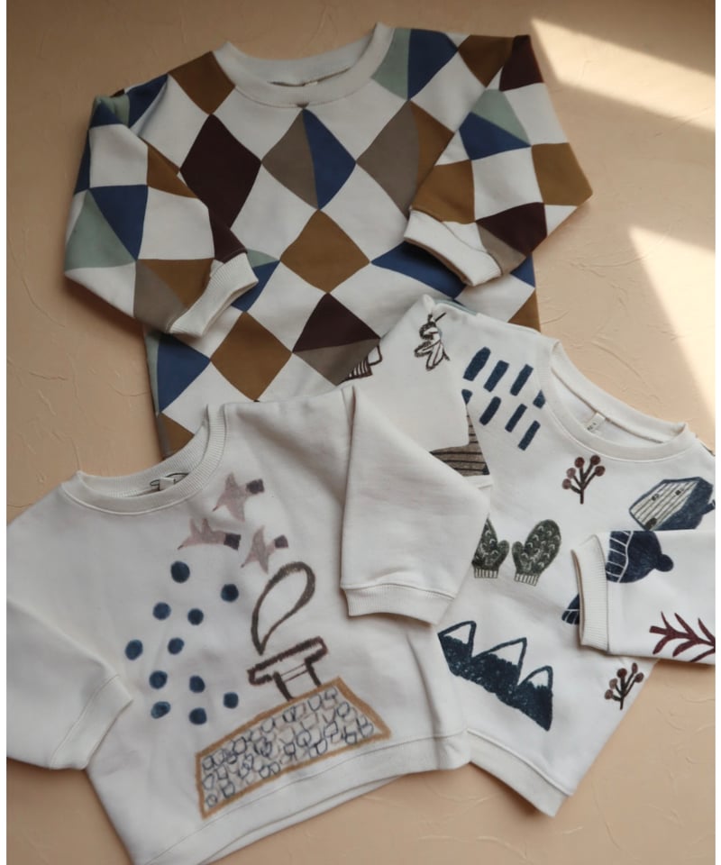 ORGANIC ZOO]【残りわずか！】Kite Patchwork Sweatshirt
