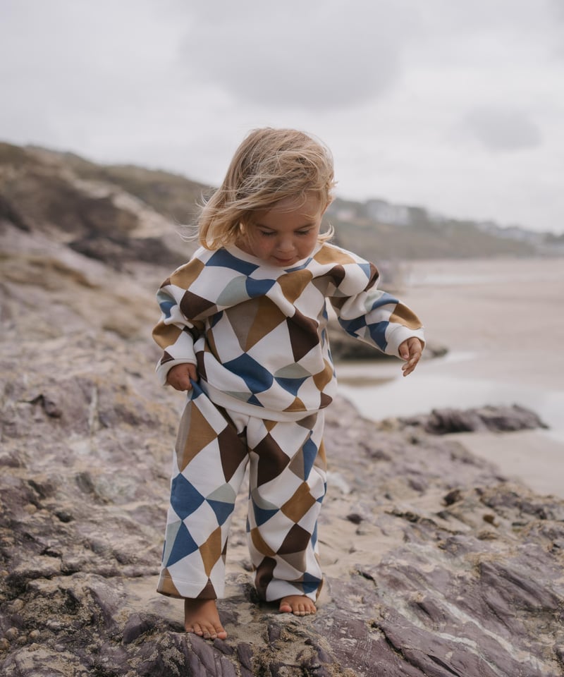 ORGANIC ZOO]【残りわずか！】Kite Patchwork Sweatshirt