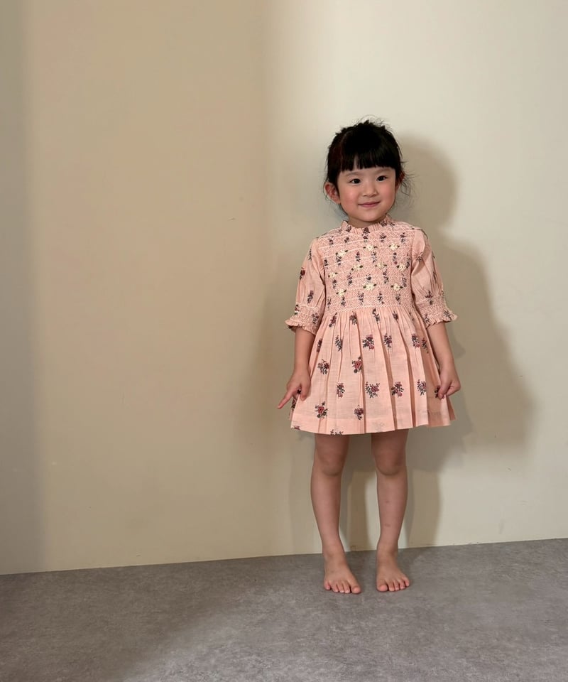BONJOUR DIARY]【残りわずか！】Handsmocks blouse | Pink