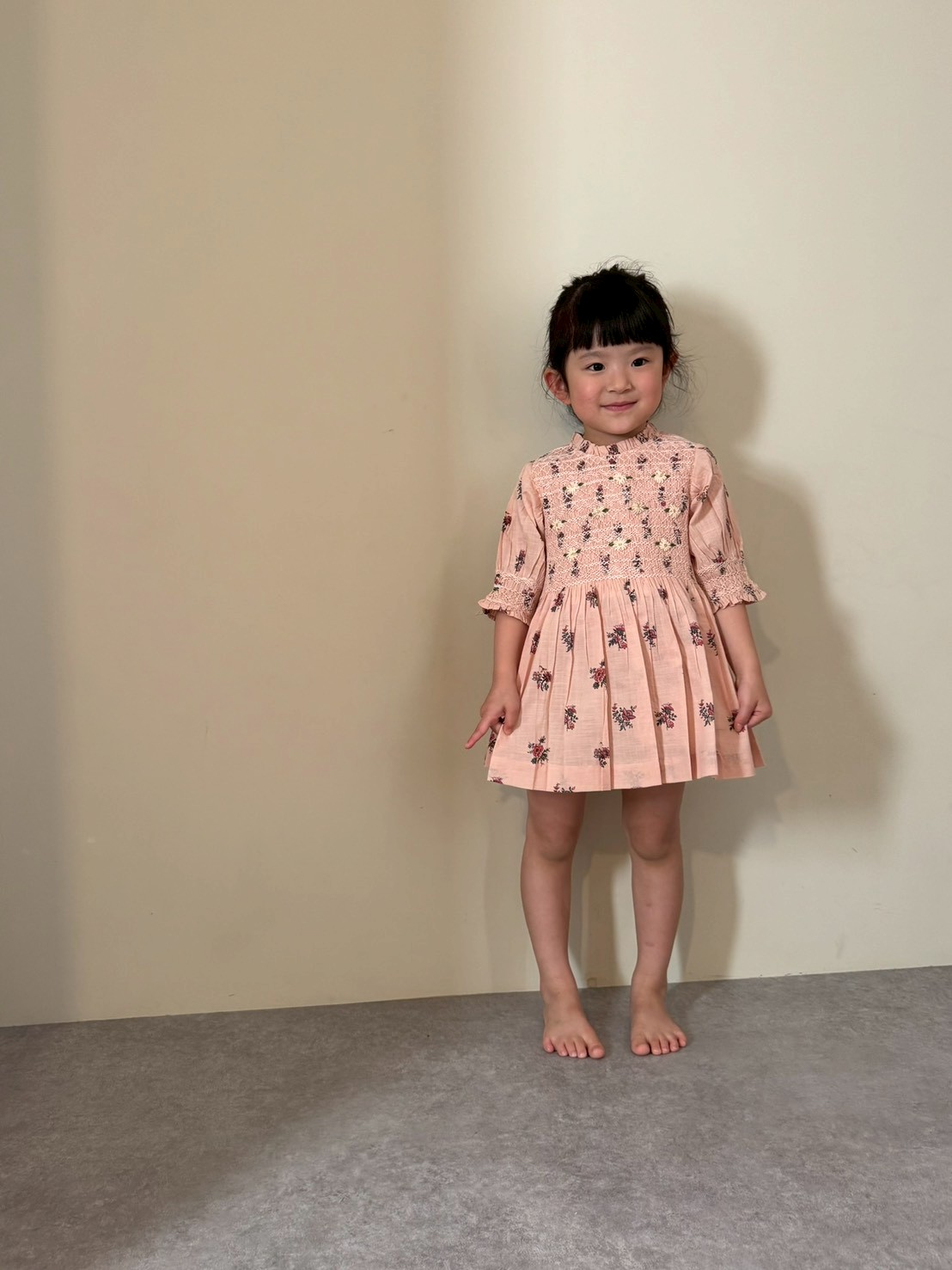 BONJOUR DIARY]【残りわずか！】Handsmocks blouse | Pink