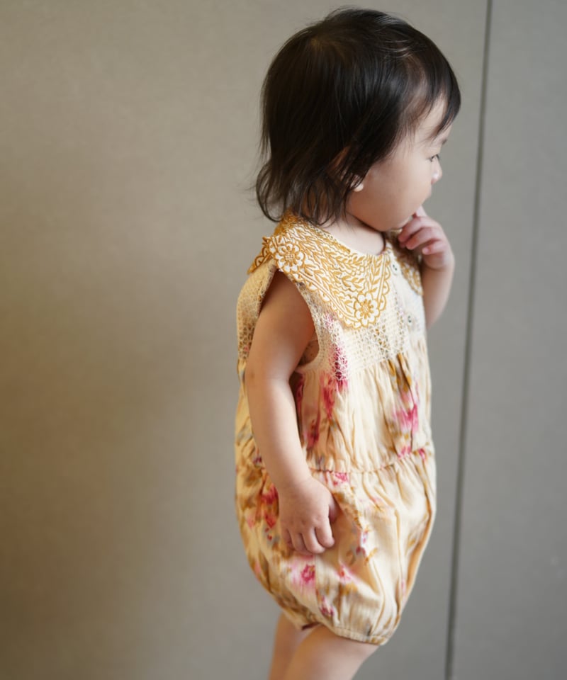 BONJOUR DIARY]【LAST1！！】Romper with Scarf 50*50