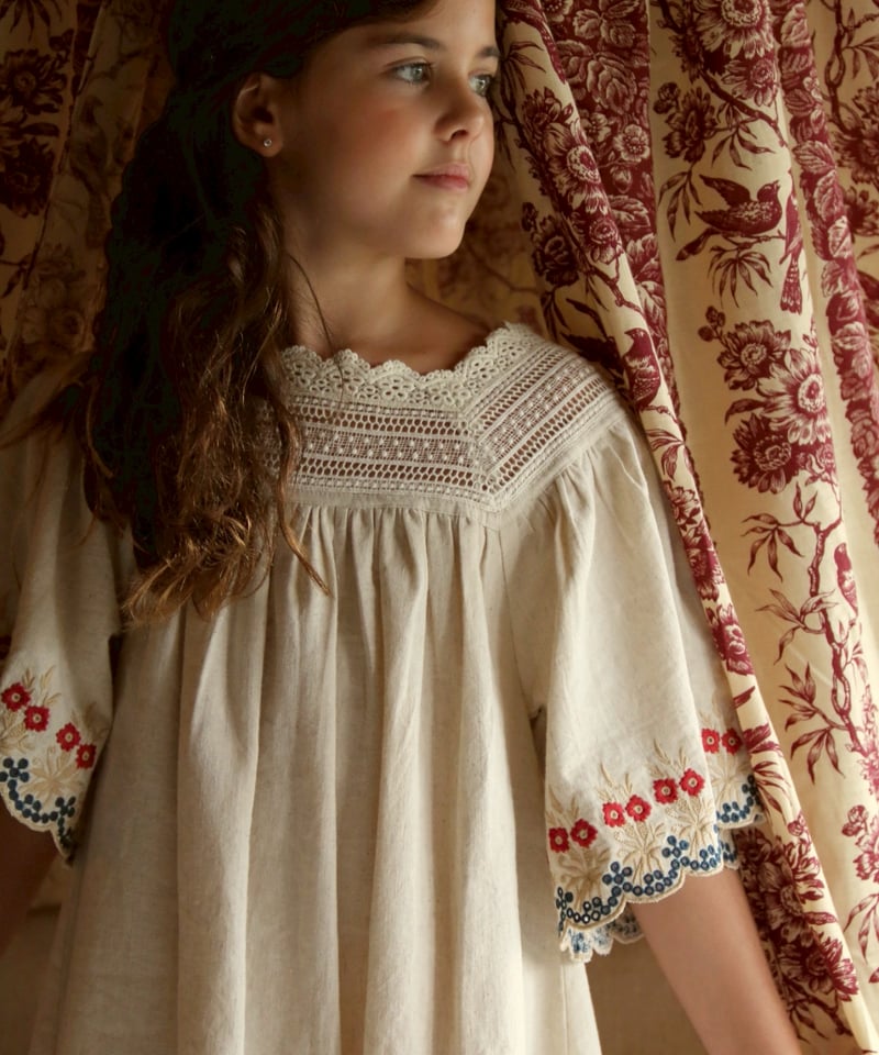 BONJOUR DIARY] Dress | Naural cotton flex wit