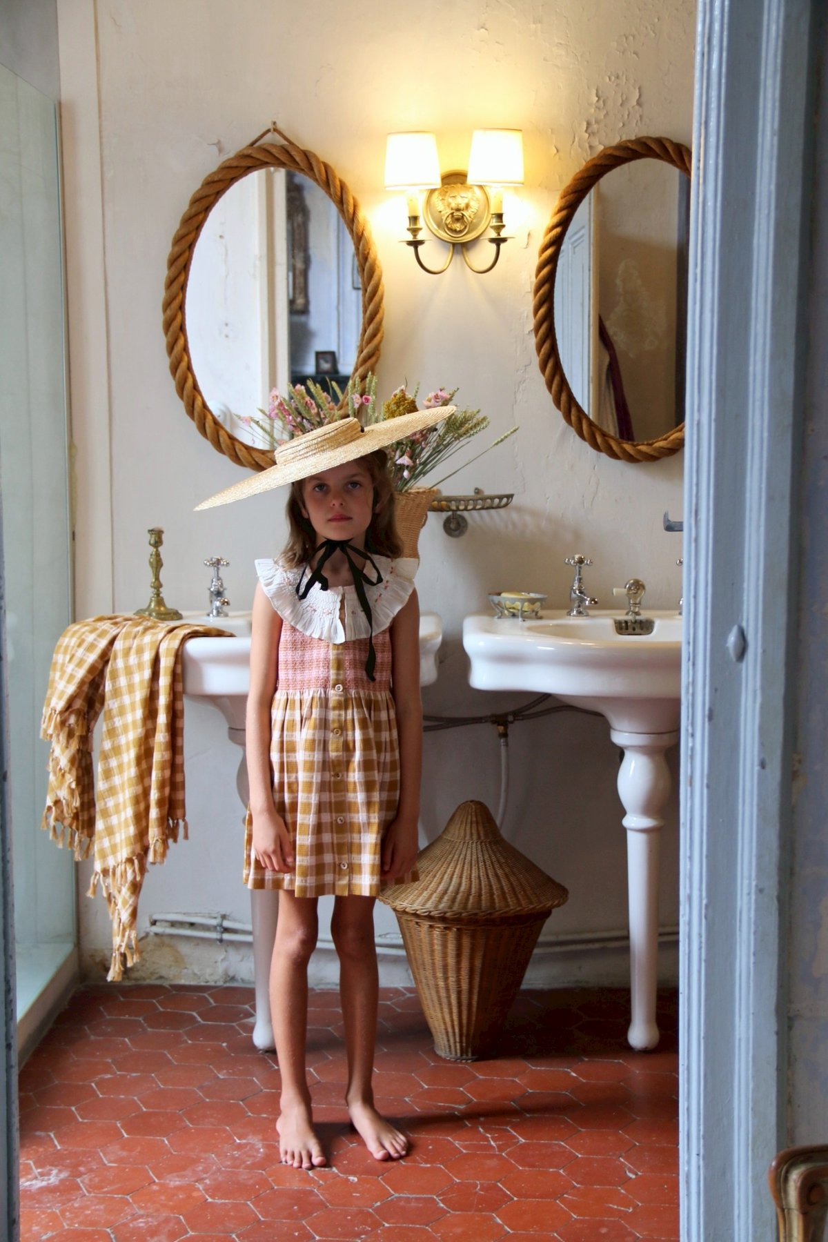 BONJOUR DIARY]【LAST1！！】Ibiza top + Hairclip |