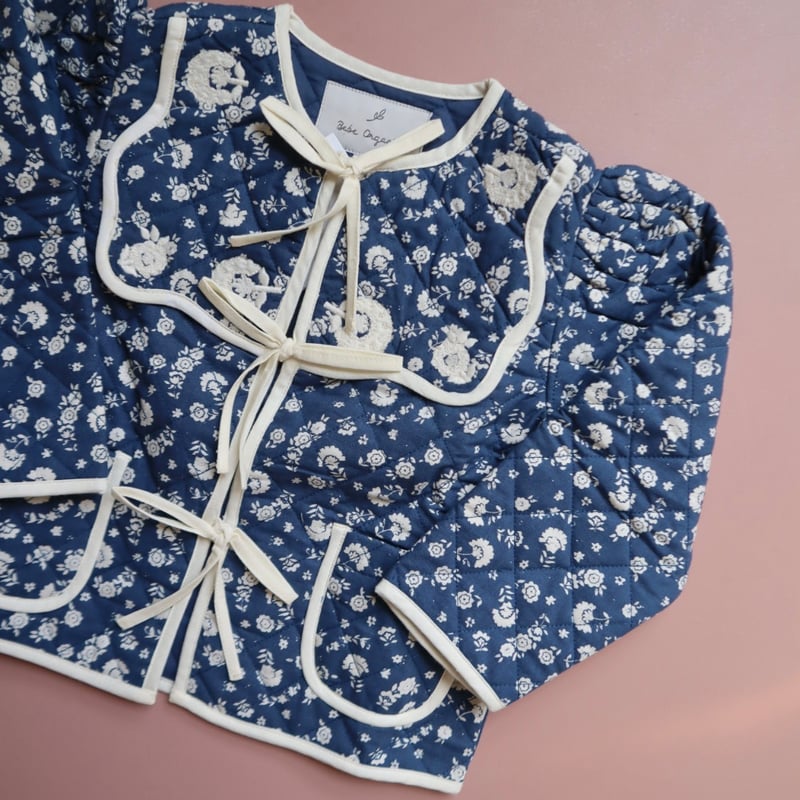 Bebe Organic] Amari Jacket | Padded Ditsy Flor