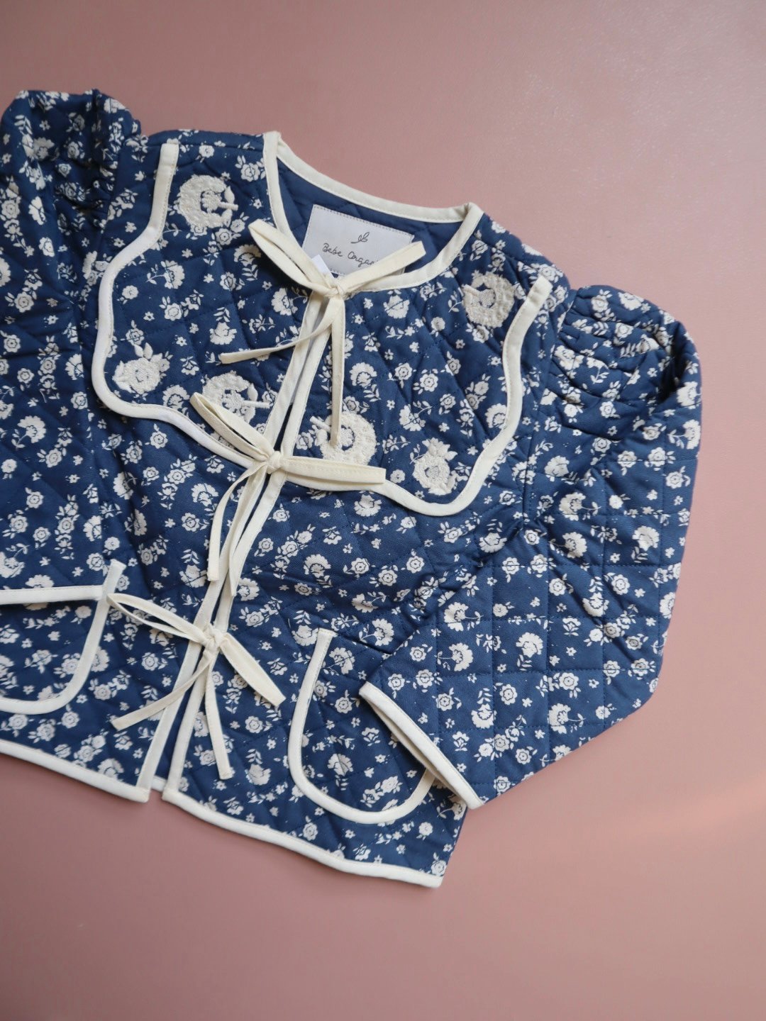 Bebe Organic] Amari Jacket | Padded Ditsy Flor