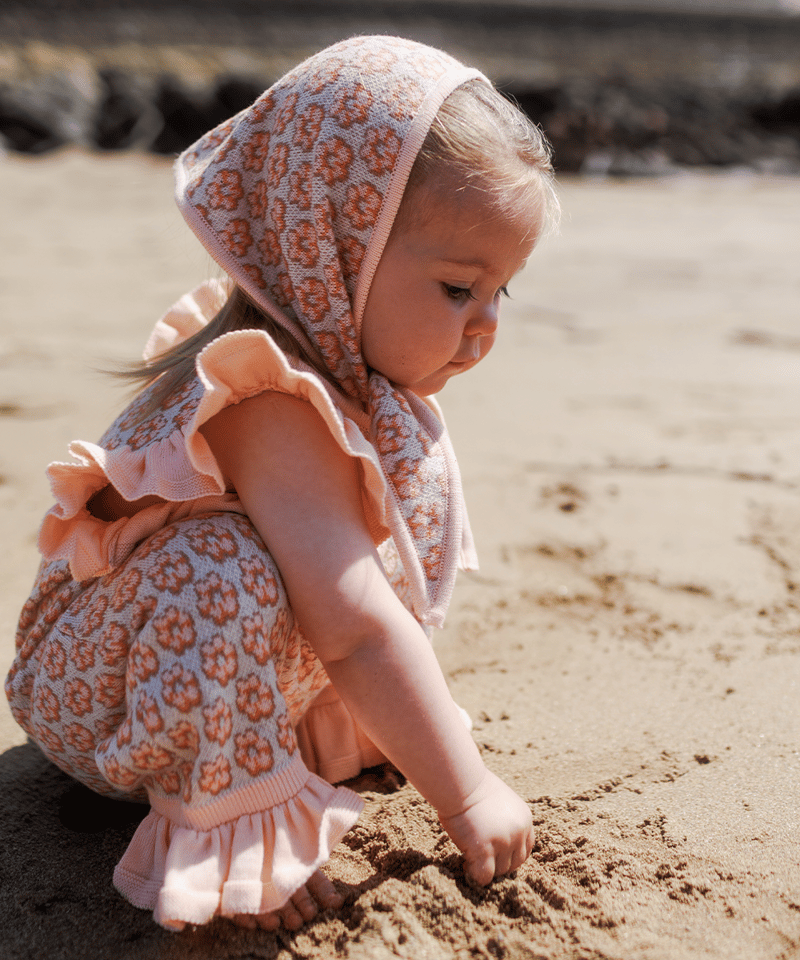 MABLI] DONUT ROMPER | BLUSH | RonRon baby and