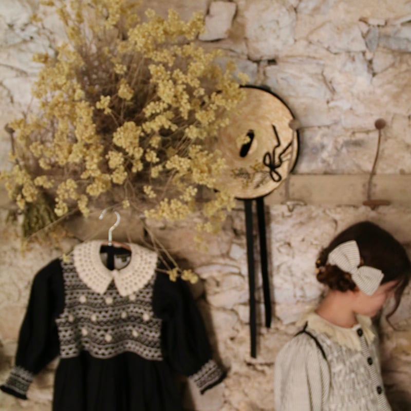 BONJOUR DIARY] HANDSMOCK BLOUSE WITH REMOVABL