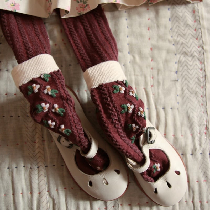 BONJOUR DIARY]【LAST1！！】TIGHTS | torsade wine |