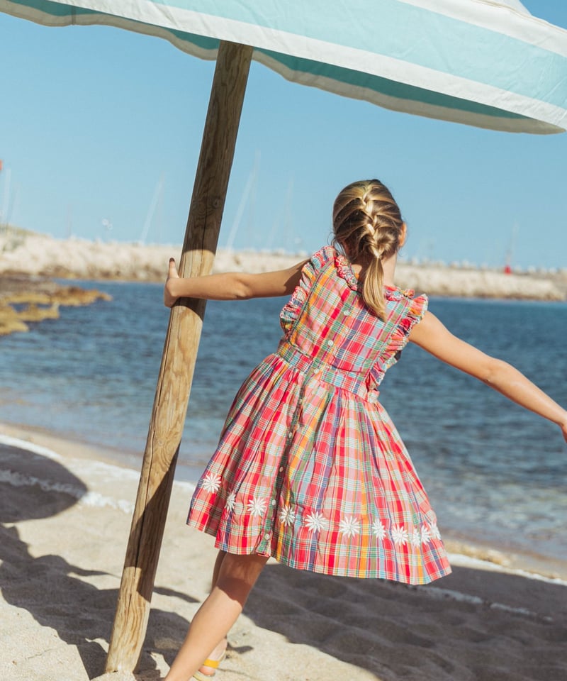 Lali Kids]【LAST1！！】Mini Clover Dress | Red Mad