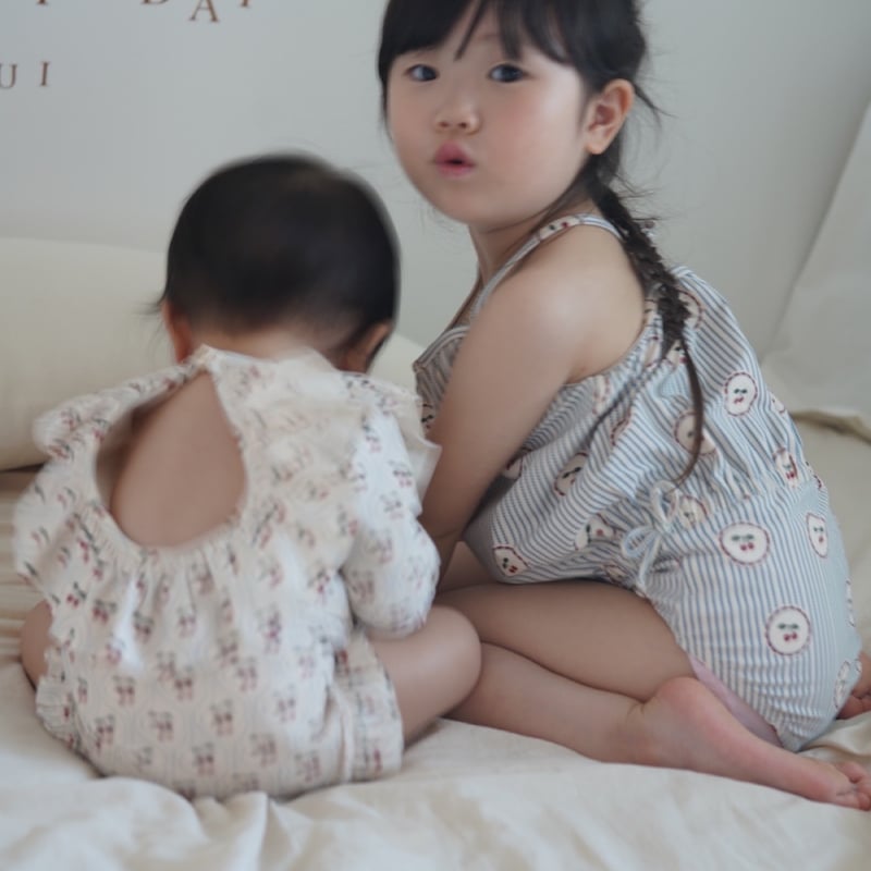 Konges Slojd]CALE SWIMSUIT | CHERRY STRIPE | R