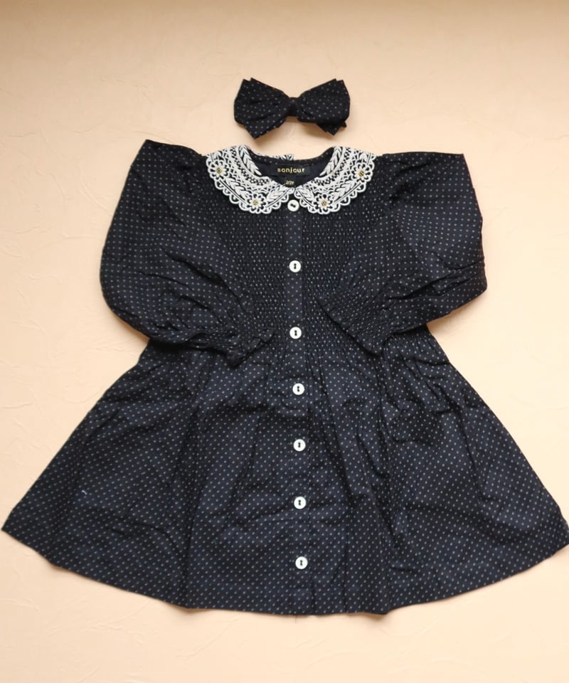 Bonjour Diary ワンピースとヘアクリップ　4y bonjour dairy ワンピース 4y bonjour diary 4Yワンピース Bonjour