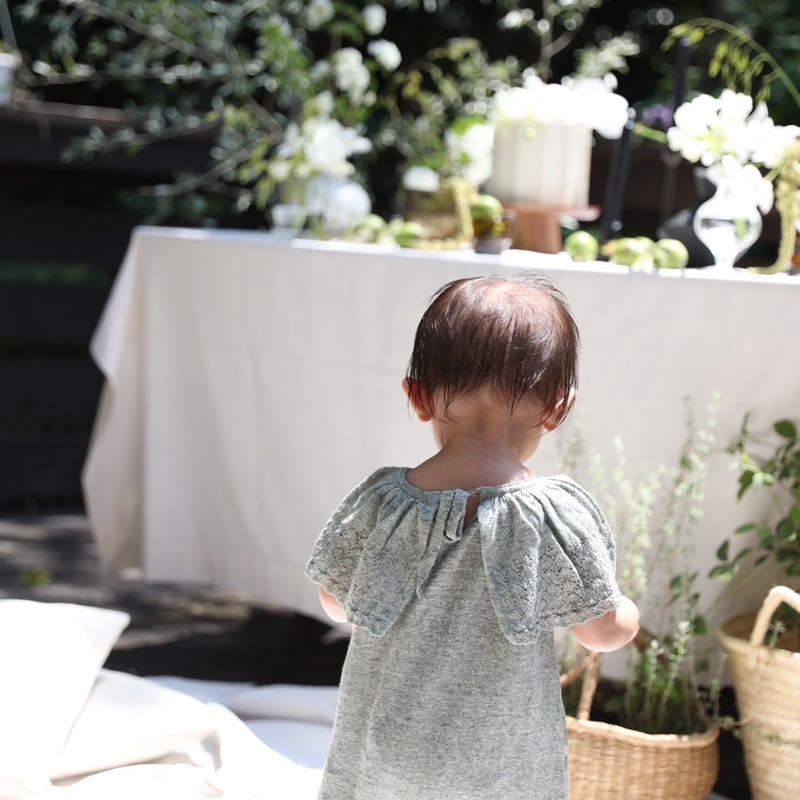 MABLI]【残りわずか！】LILIWEN ROMPER | SEAFOAM | RonR