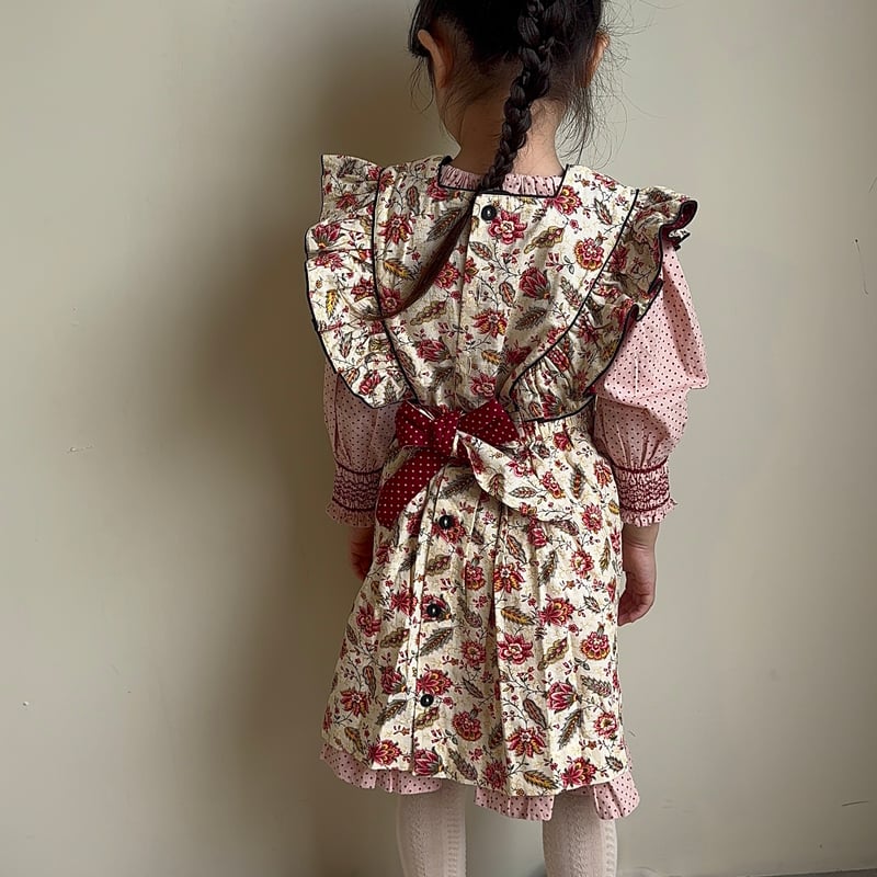 bonjour diary エプロンドレス 4Y ボンジュールダイアリー ボンジュールダイアリー エプロンドレス 4Y bonjour diary