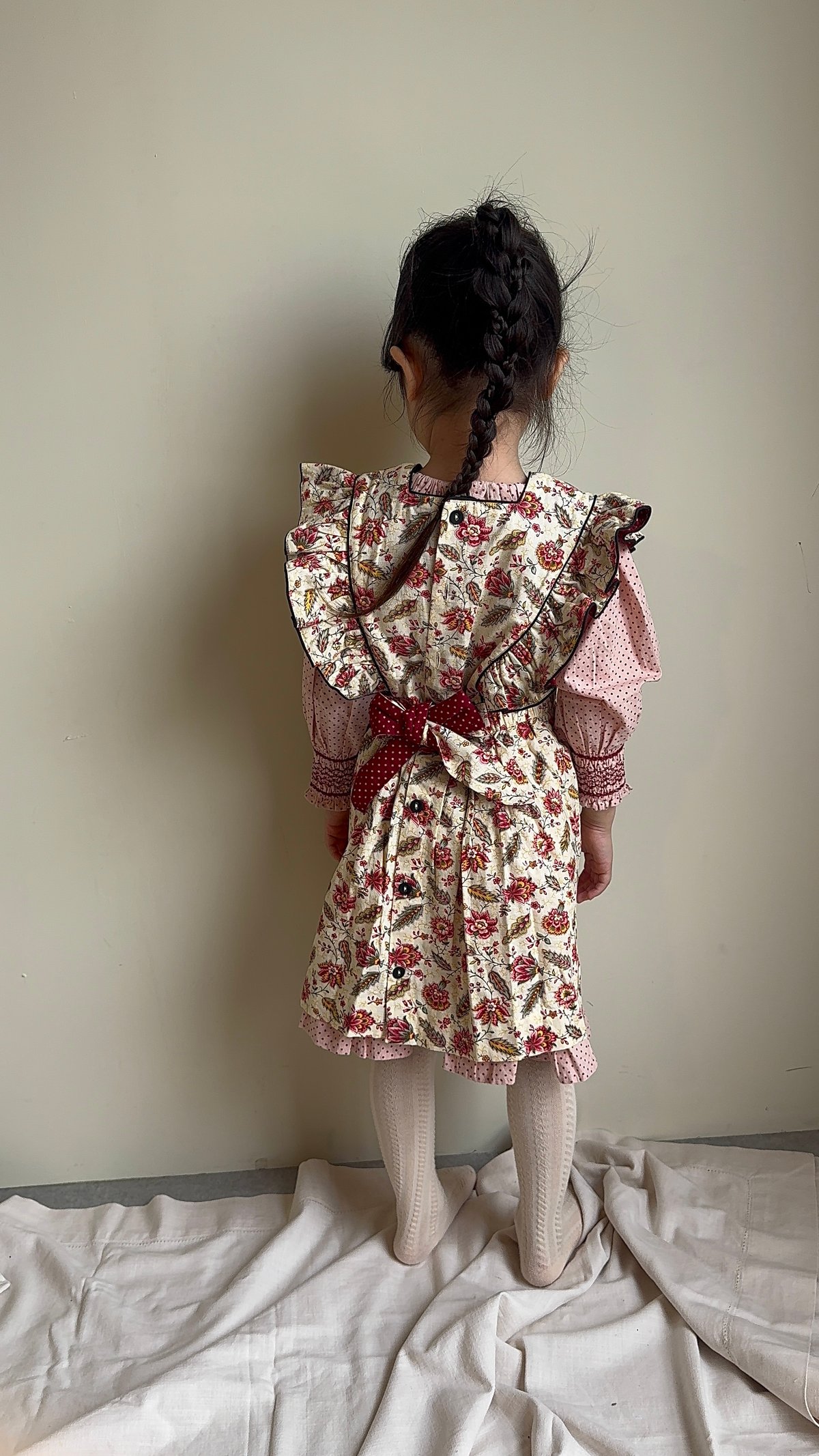 BONJOUR DIARY]【残りわずか！】APRON DRESS | Aline prin