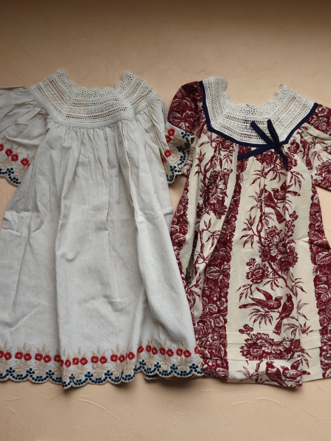 BONJOUR DIARY] Princess dress | Bird print- l
