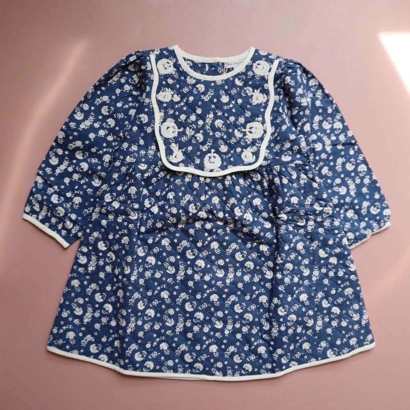 Bebe Organic] Amari Dress | Padded Ditsy Flora