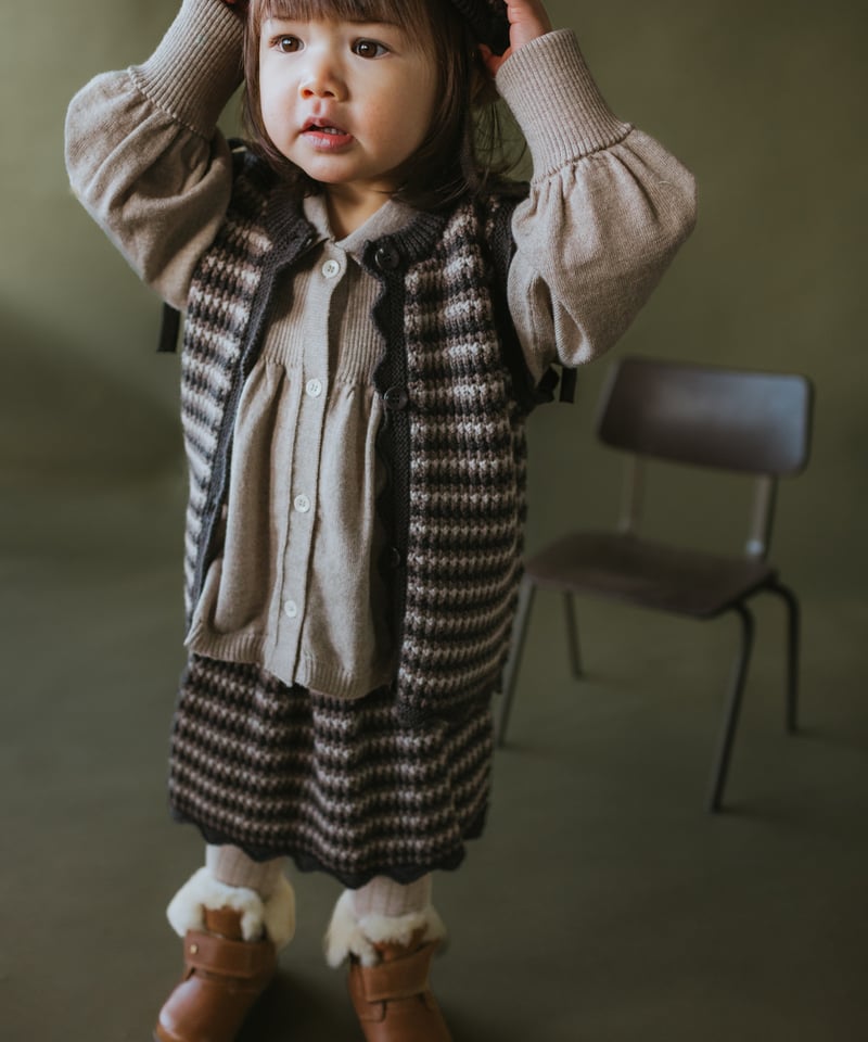 MABLI]【LAST1！！】PORTH VEST | UMBER | RonRon ba