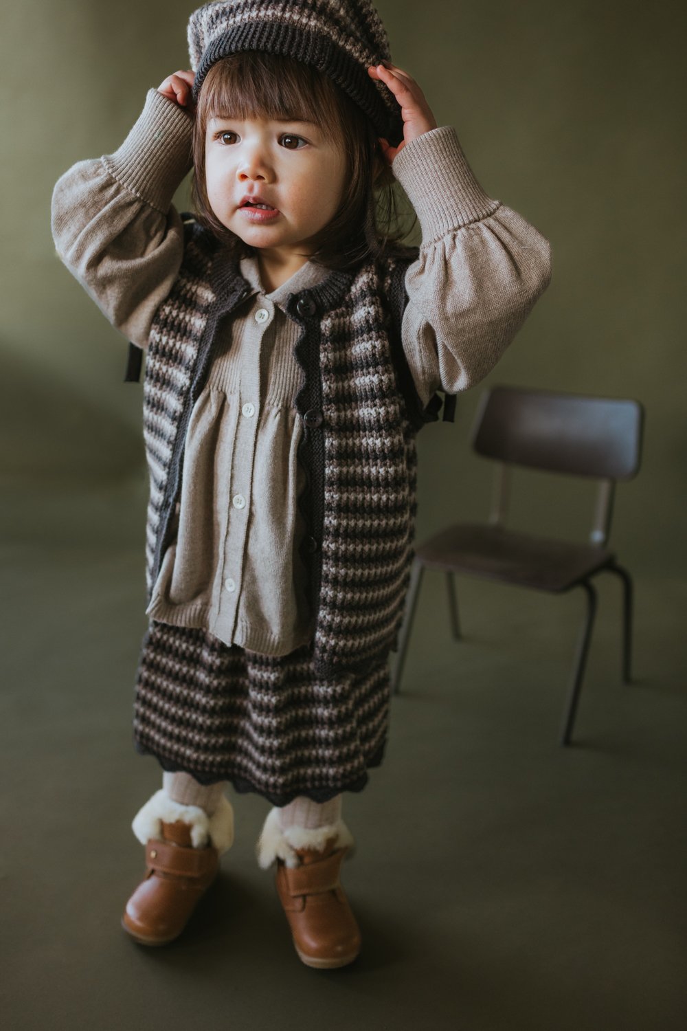 MABLI]【LAST1！！】PORTH VEST | UMBER | RonRon ba