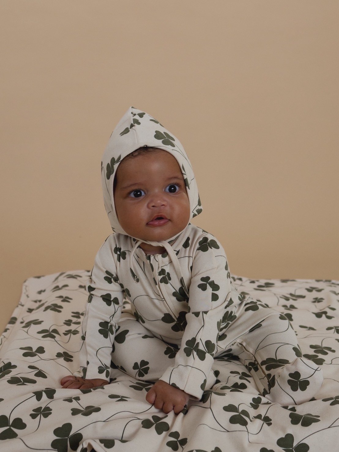 ORGANIC ZOO]【残りわずか！】Clover Zip Sleepsuit Und