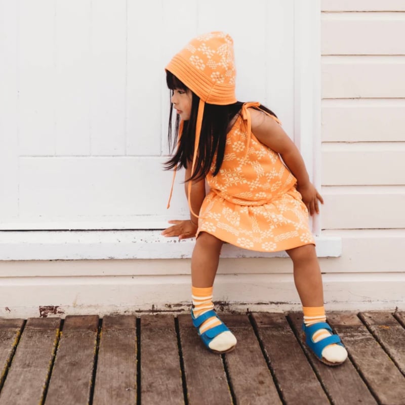 MABLI　マブリ　ニットスカート　2y MABLI]【 LAST1！！】BRITHLEN SKIRT | MELON | RonR