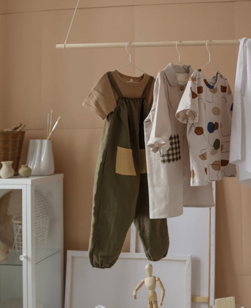 organic zoo]【残りわずか！】Olive Artisan Jumpsuit | O