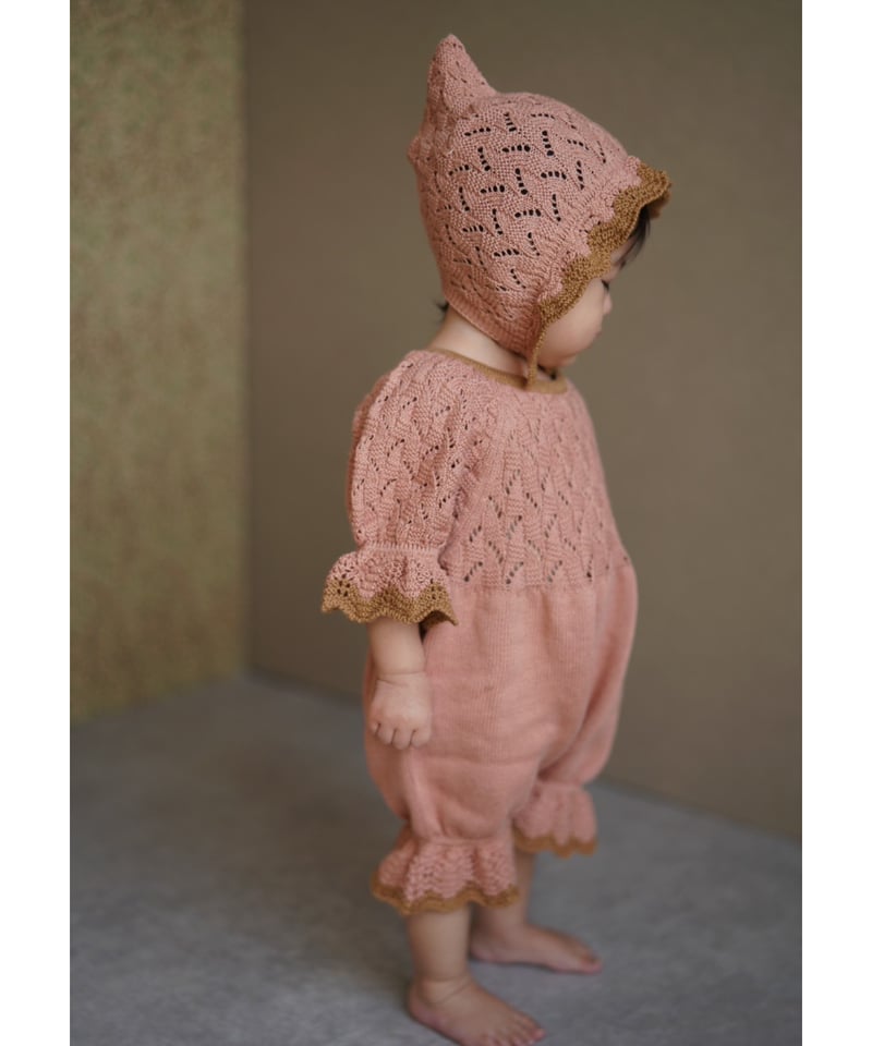 MABLI]【残りわずか！】AWENA ROMPER| PINK EARTH | RonRo