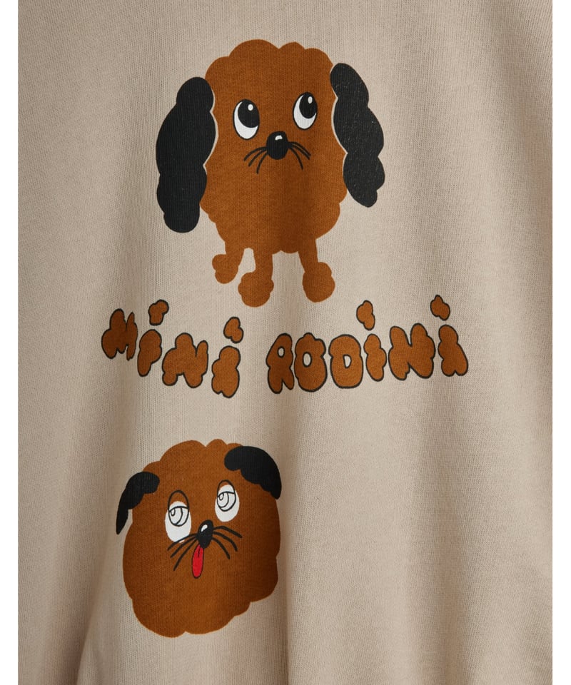 mini rodini] Doggies sp sweatshirt | Grey | Ro