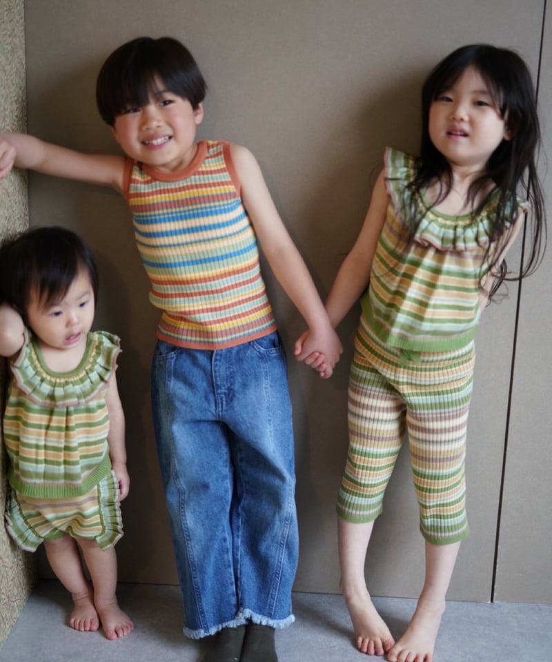 MABLI] 【残りわずか！】SOLVA VEST | BOARDWALK STRIPE |