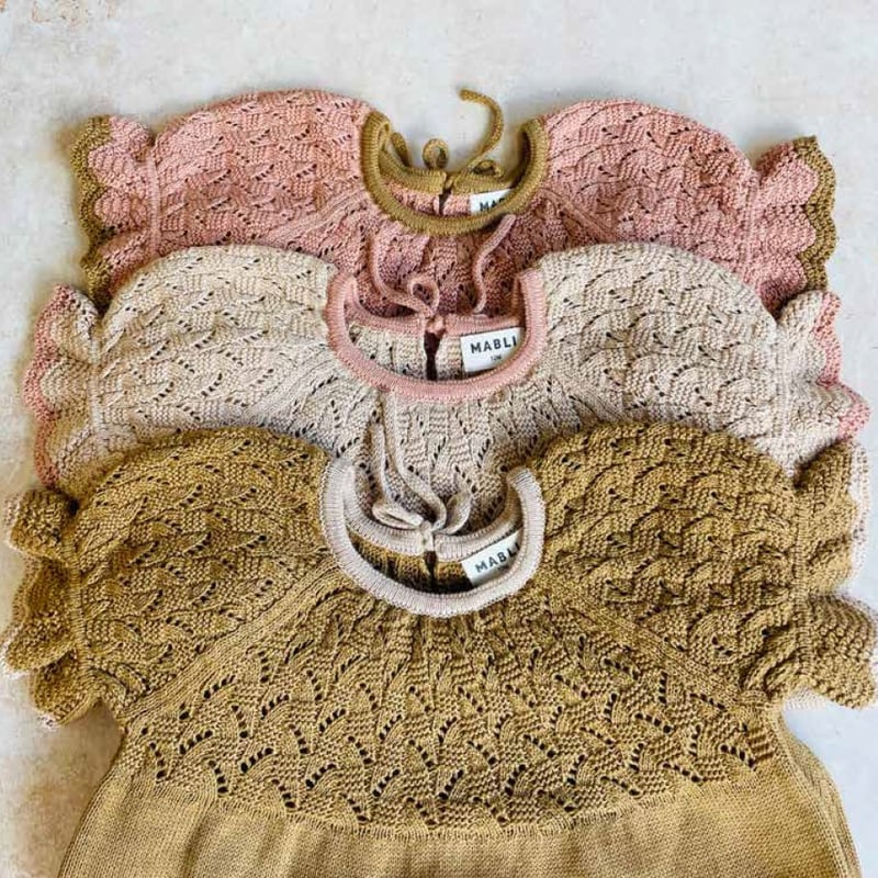 MABLI] AWENA ROMPER| PINK EARTH | RonRon baby