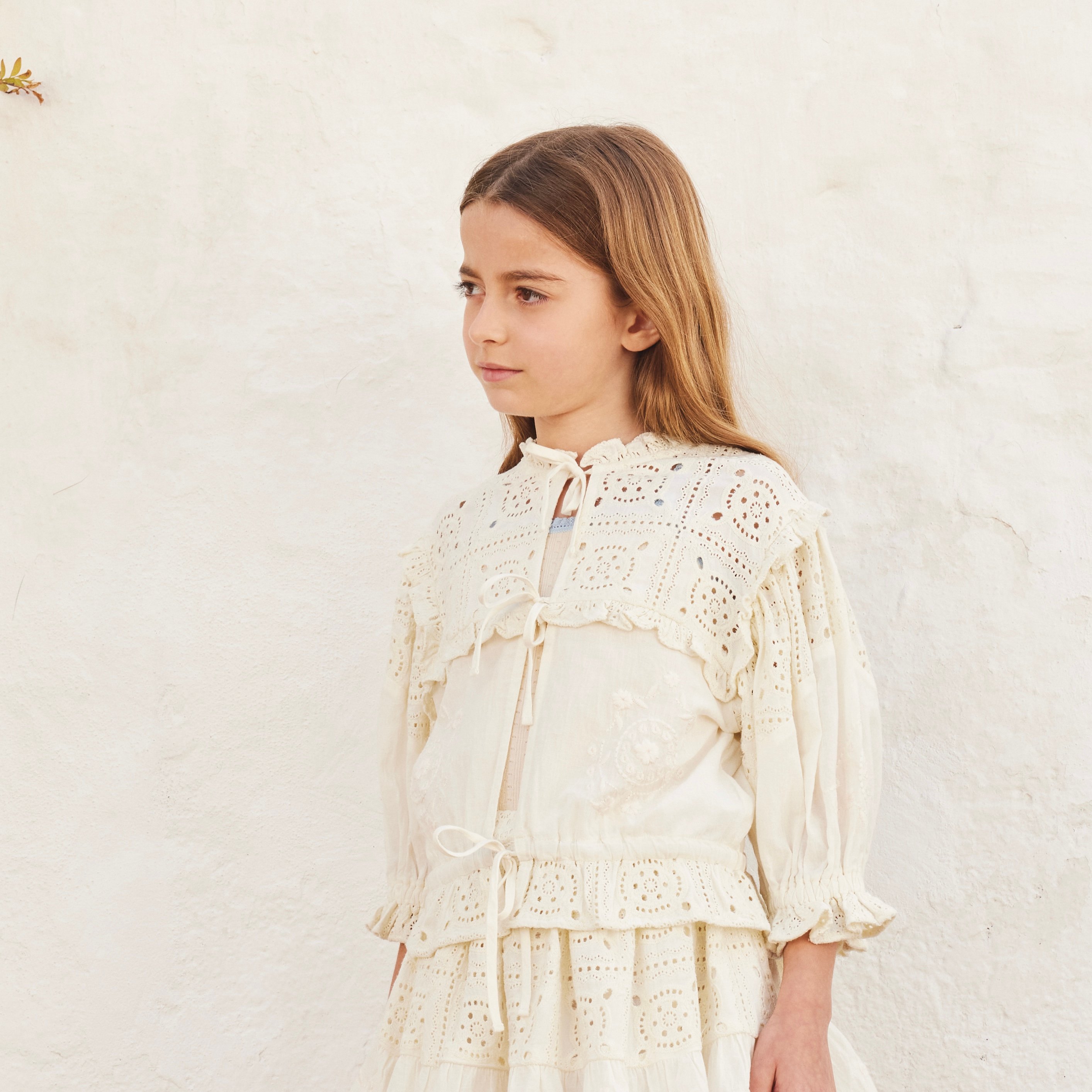 Bebe Organic]【LAST1！！】Amara Blouse | Pearl Cot