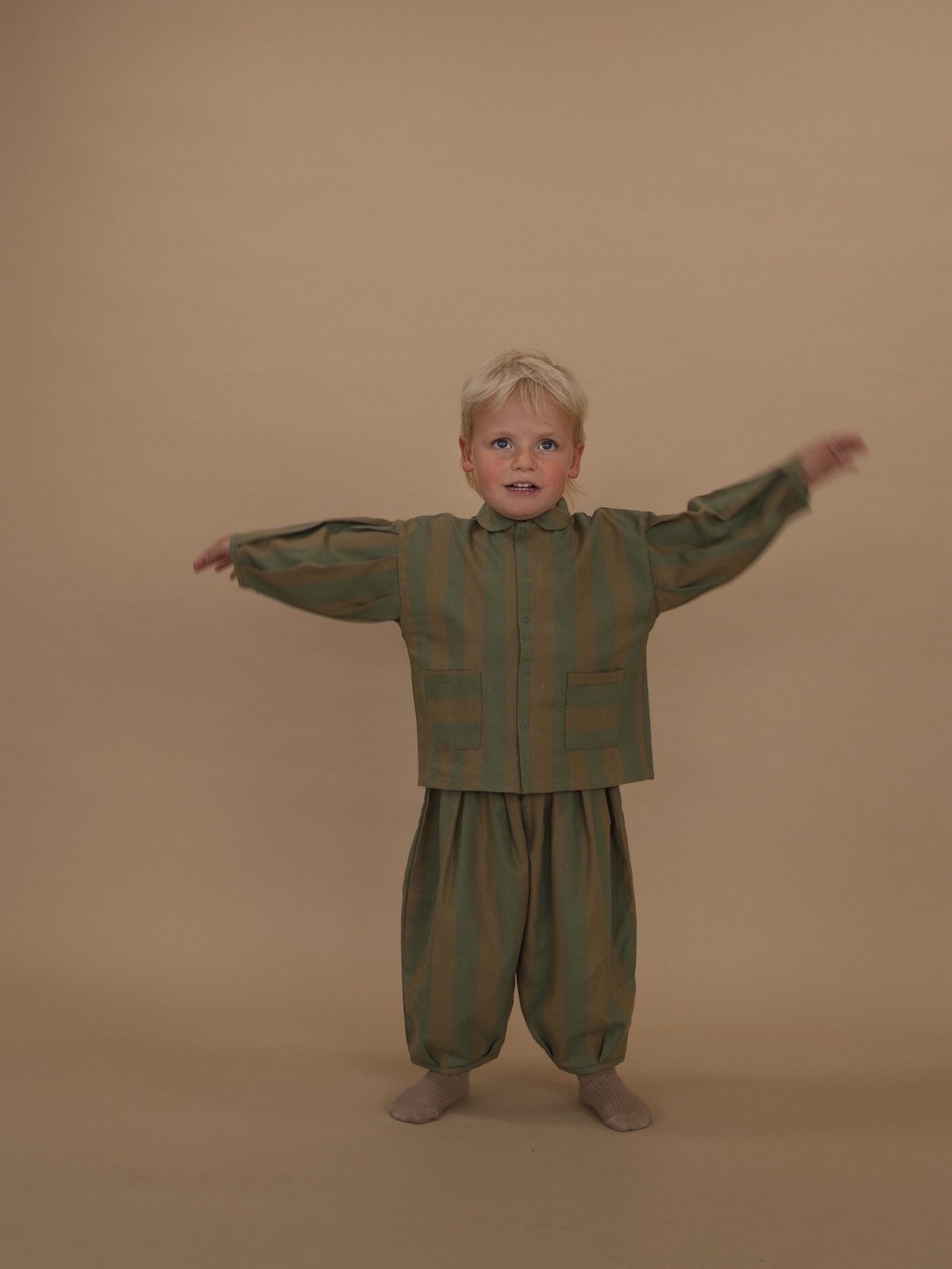 ORGANIC ZOO]【残りわずか！】Woodland Stripes Lodge Pa