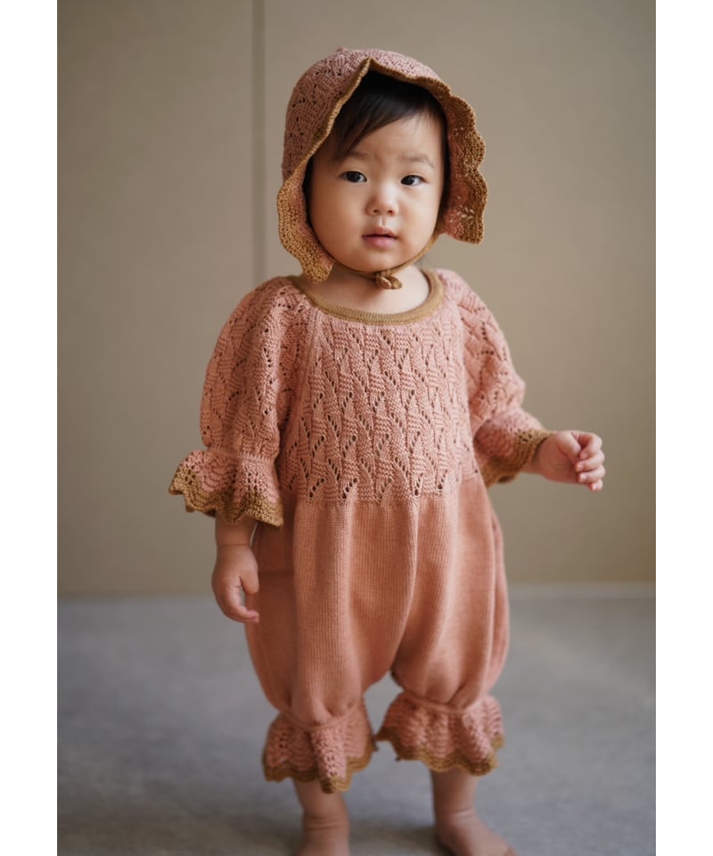 MABLI]【残りわずか！】AWENA ROMPER| PINK EARTH | RonRo