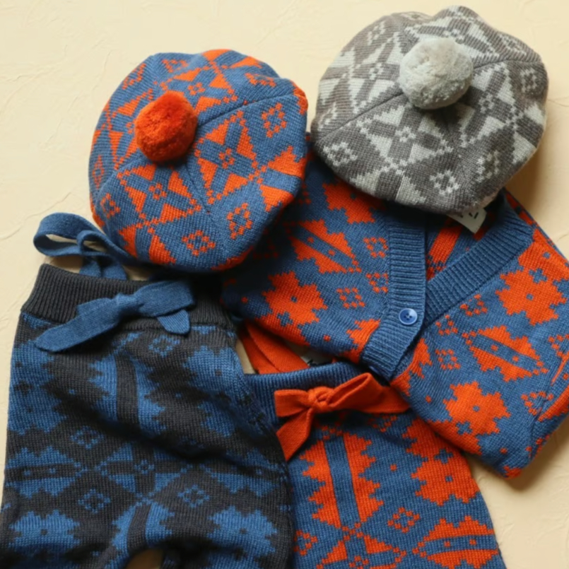 ボトムス MABLI 2024AW BABY ERYRI PANTS MABLI]【残りわずか！】ERYRI PANTS | UMBER / DENIM | R