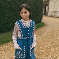 Kalinka]【残りわずか！】Cordelia Overall | Pastel Stri