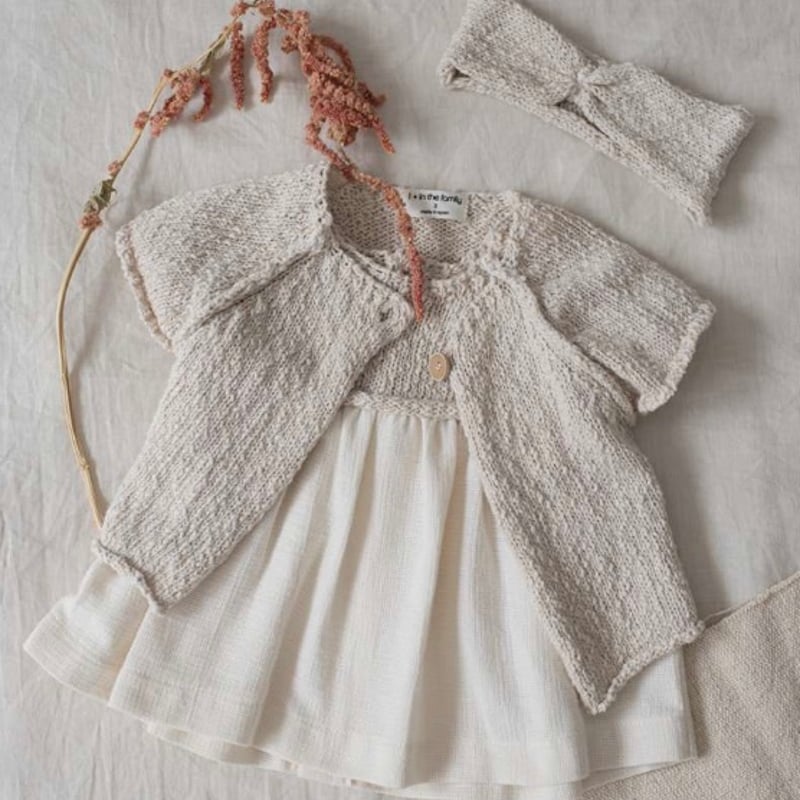 【新品未使用】1+in the family VIOLA Dress 48m 1+in the family]【残りわずか！】VIOLA Dress | natural