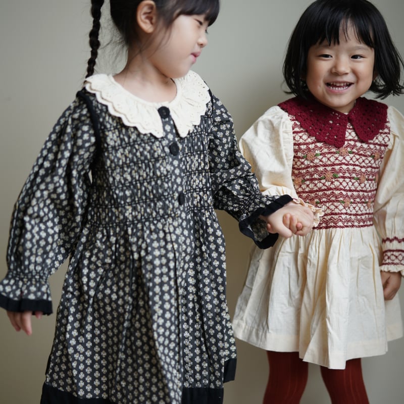 bonjour diary スモックブラウス　6Y bonjour diary スモックブラウス 6Y bonjour diary スモック
