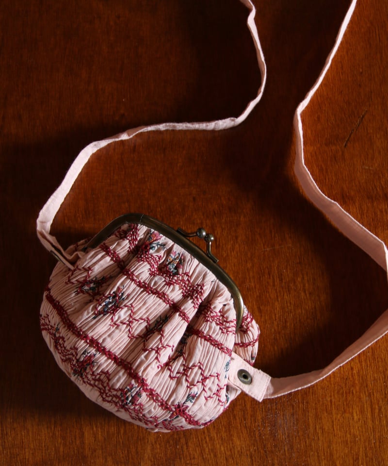 BONJOUR DIARY]【残りわずか！】Wallet bag | Pink Garden