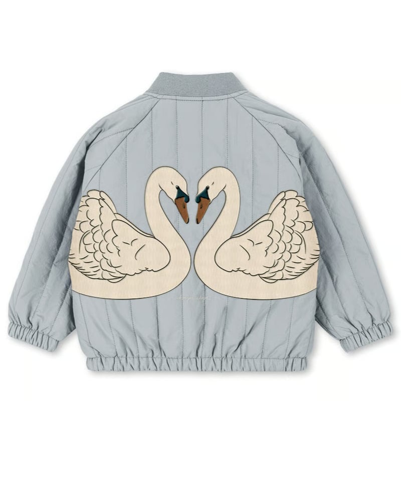 【新品】konges sloejd SWAN柄 アウター 18m Konges Slojd] JUNO BOMBER JACKET | SLEET | Ro