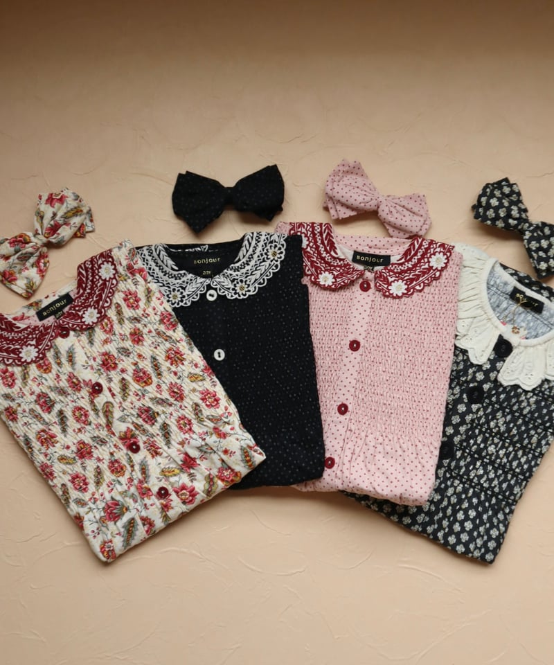 BONJOUR DIARY]【残りわずか！】TUNIQUE WITH HAIR CLIP |