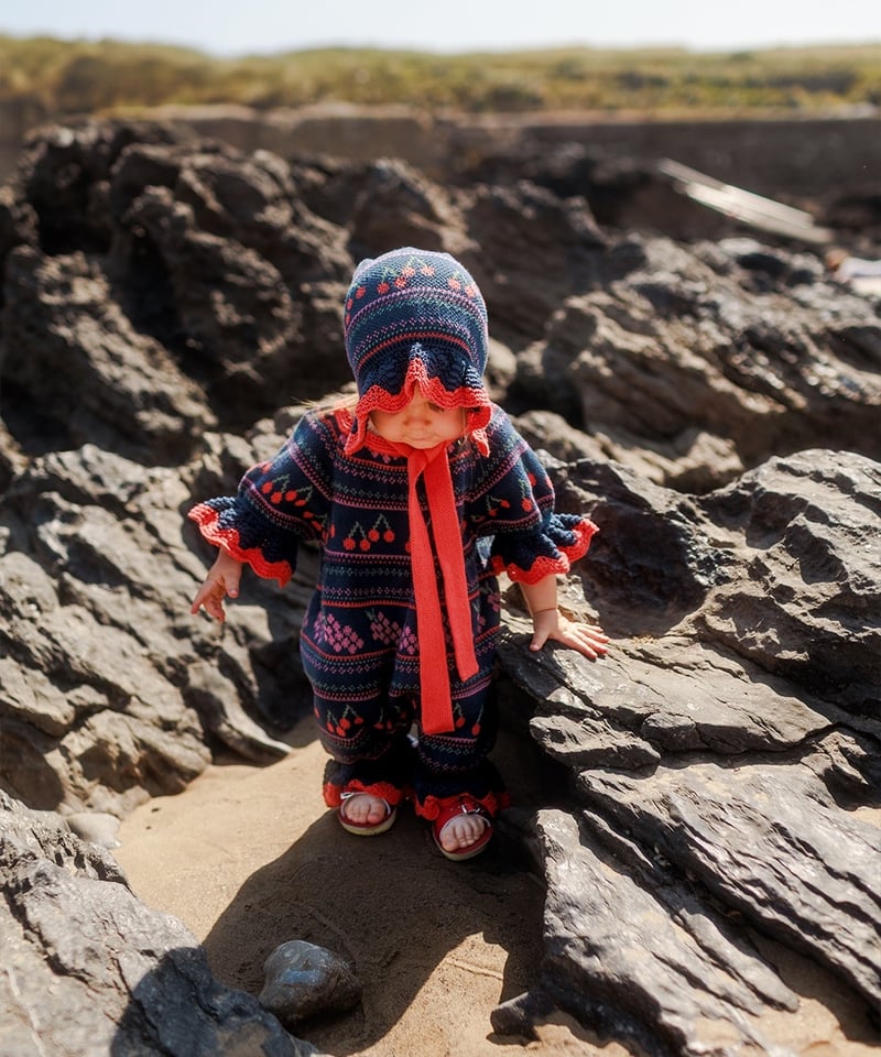 MABLI] MIO ROMPER | NAVY | RonRon baby and mo