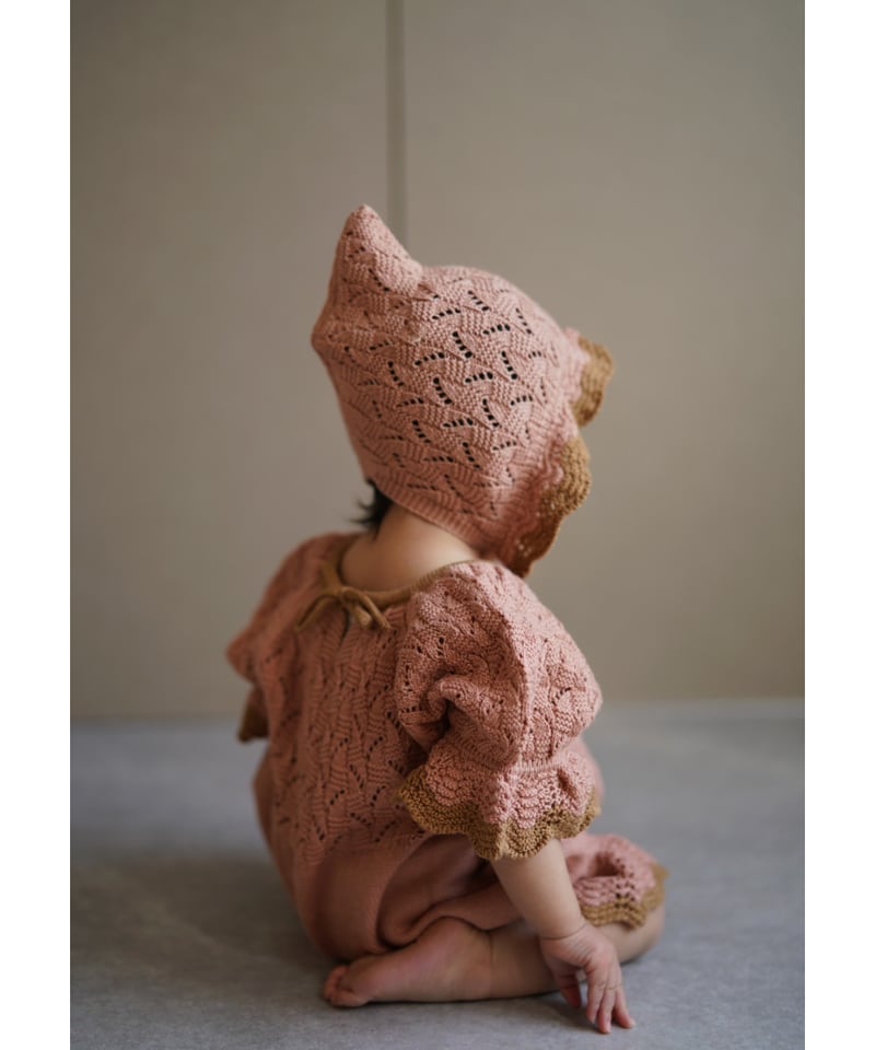 MABLI]【残りわずか！】AWENA ROMPER| PINK EARTH | RonRo