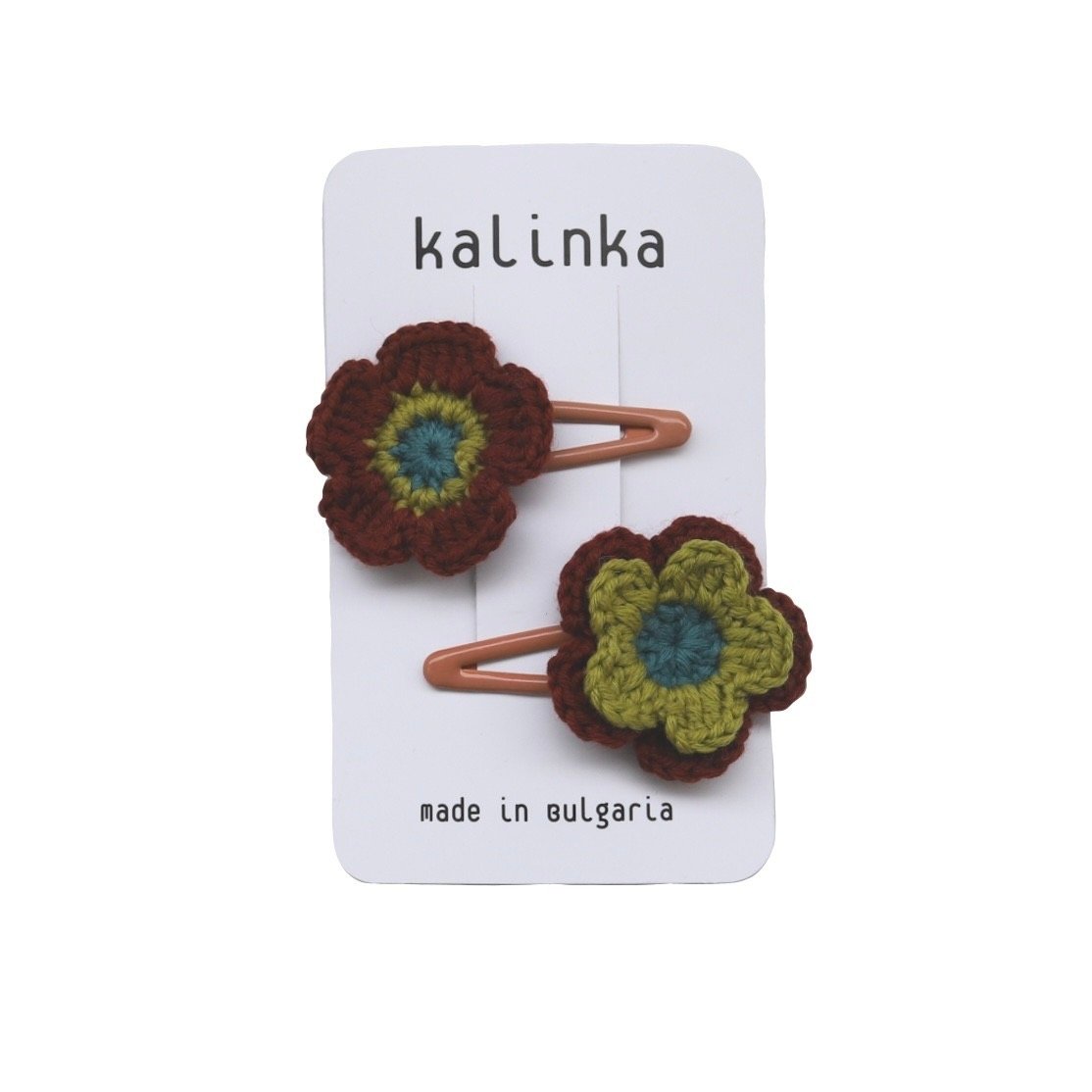 Kalinka]【LAST1！！】Flower Clip Set | Chestnut /
