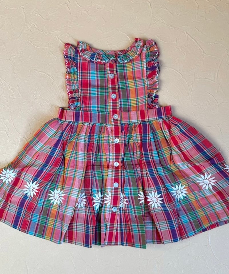 Lali Kids]【LAST1！！】Mini Clover Dress | Red Mad