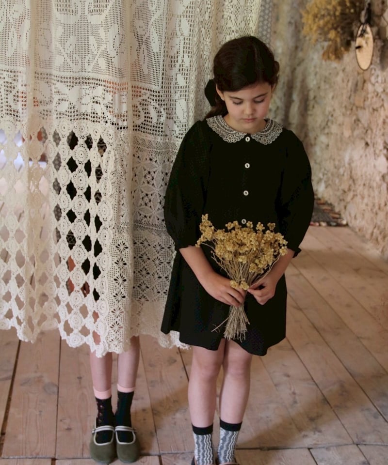 Bonjour Diary ワンピースとヘアクリップ　4y Bonjour Diary ワンピースとヘアクリップ 4y bonjour diary 4Y