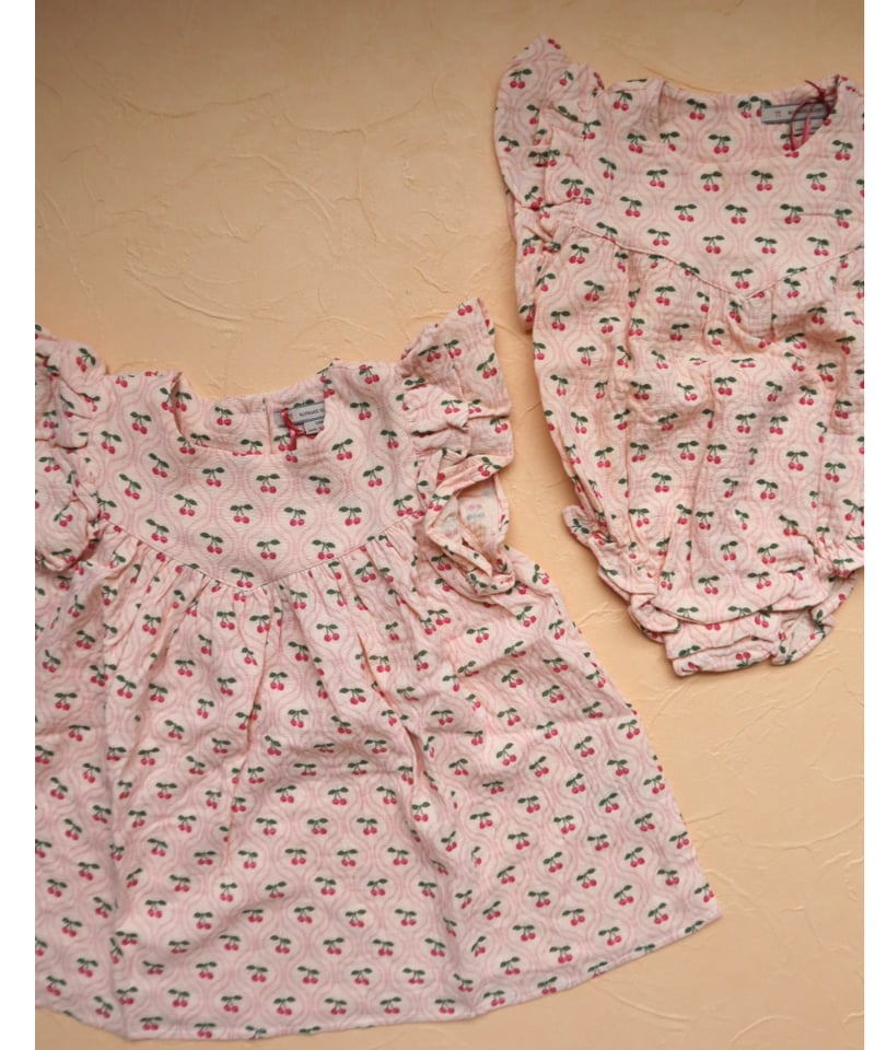 Konges Slojd] COCO DRESS GOTS | CHERRY PINK MO