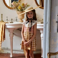 ロンパース・カバーオール kalinka CordeliaOverall Green Stripes 2y kalinka CordeliaOverall Green Stripes 2y
