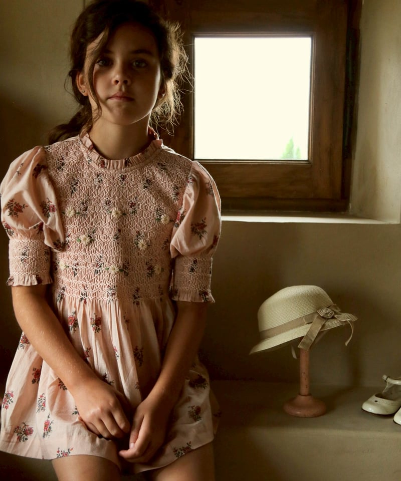 BONJOUR DIARY]【残りわずか！】Handsmocks blouse | Pink
