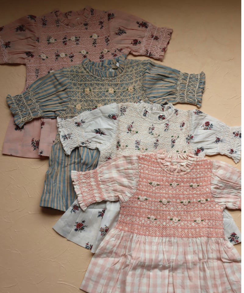 BONJOUR DIARY] Handsmocks blouse | Transat st